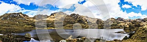 Cajas National Park Panorama, West of Cuenca, Ecuador photo